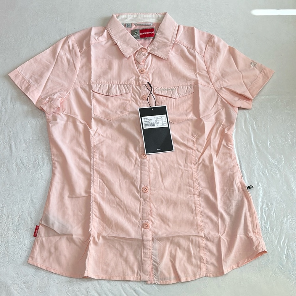 Craghoppers NOSILIFE ADVENTURE SHORT SLEEVE SHIRT - Shell Ponk